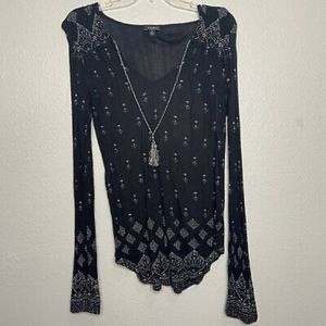 Lucky brand boho top